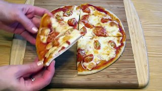 Тесто для пиццы (с добавлением ржаной муки)