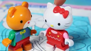 Smerfne kolorowanki: Smerfetka - Smerfy & Hello Kitty & kolorowanki dla dzieci - bajka po polsku
