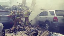 [속보] 서울 용산역 앞 4층짜리 건물 붕괴...1명 부상 / YTN
