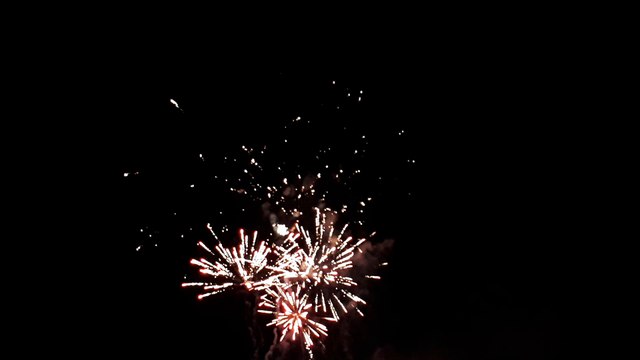 Feu artifice des fêtes de la Bague à Semur 2