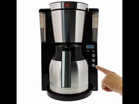[- Melitta Look Therm Timer 1011-16, Filterkaffeemaschine mit Thermkanne und Timer-Funktion, AromaS