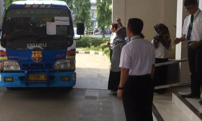 Petugas Haji Lakukan Simulasi Pelayanan Jemaah