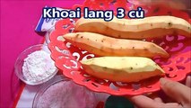 Hướng dẫn cách làm khoai lang viên chiên