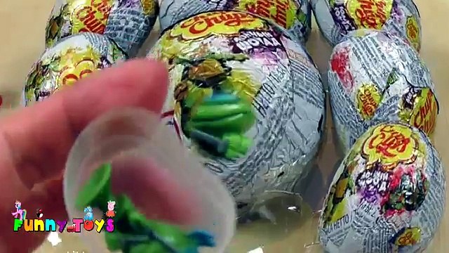 ЧЕРЕПАШКИ НИНДЗЯ Чупа Чупс Игрушки | Обзор КИНДЕР TMNT | Teenage Mutant Ninja Tutles surprise eggs