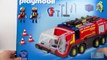 Playmobil Feuerwehrmann & Flughafenlöschfahrzeug Feuerwehrauto Unboxing für Kinder deutsch