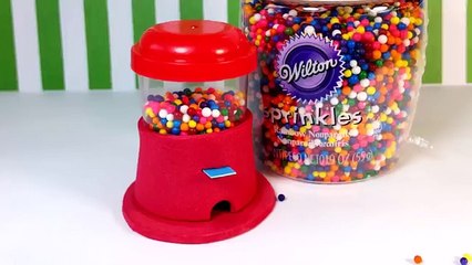DIY Miniature Working Candy Gumball Machine - Real Candy Inside