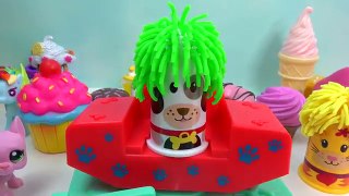 Playdoh Fuzzy Pet Salon Cat Puppy Dog Hair Play Playset Play-doh POP Pinkie Pie MLP Cookieswirlc