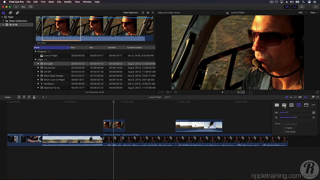 Getting Started in Final Cut Pro 10.3 Lesson 5: Working with Sound