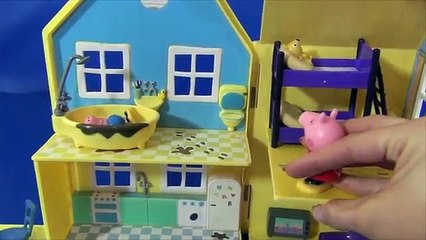 Свинка Пеппа. Пеппа играет с Джорджем в прятки