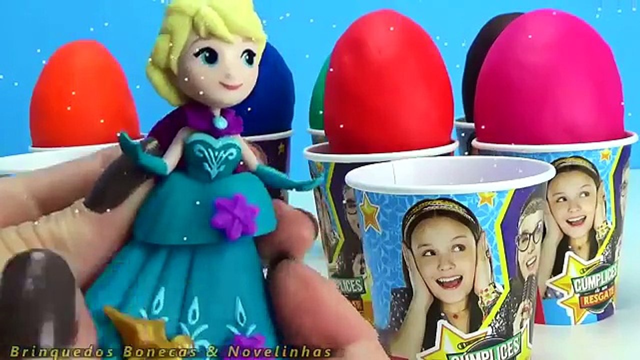 Cúmplices de um Resgate Copos Surpresas Bolinhas Massinha Play-Doh! Aprendendo Cores em Português