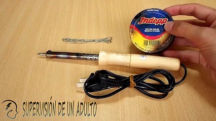 Como Hacer una Mini Linterna Led Casera (Linterna Llavero)