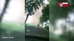 Dramatische Sekunden! Hier fährt ein Autofahrer direkt ins Auge des Tornados in NRW! 