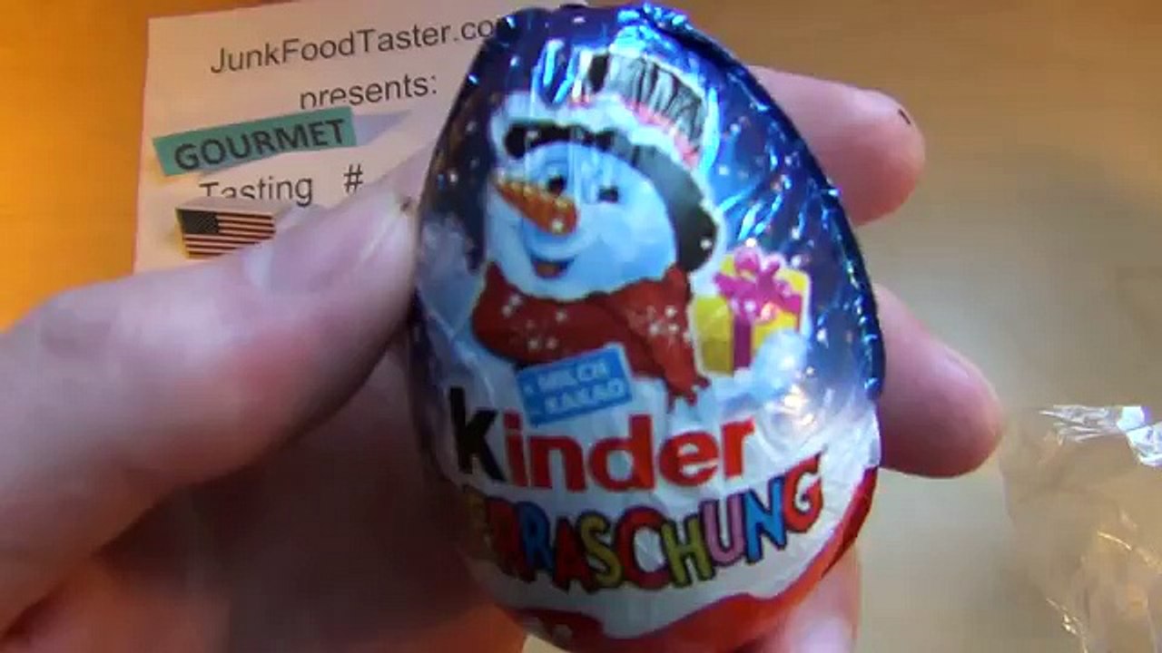 kinder Überraschung Weihnachten Schneemann Natoons Lutrinae