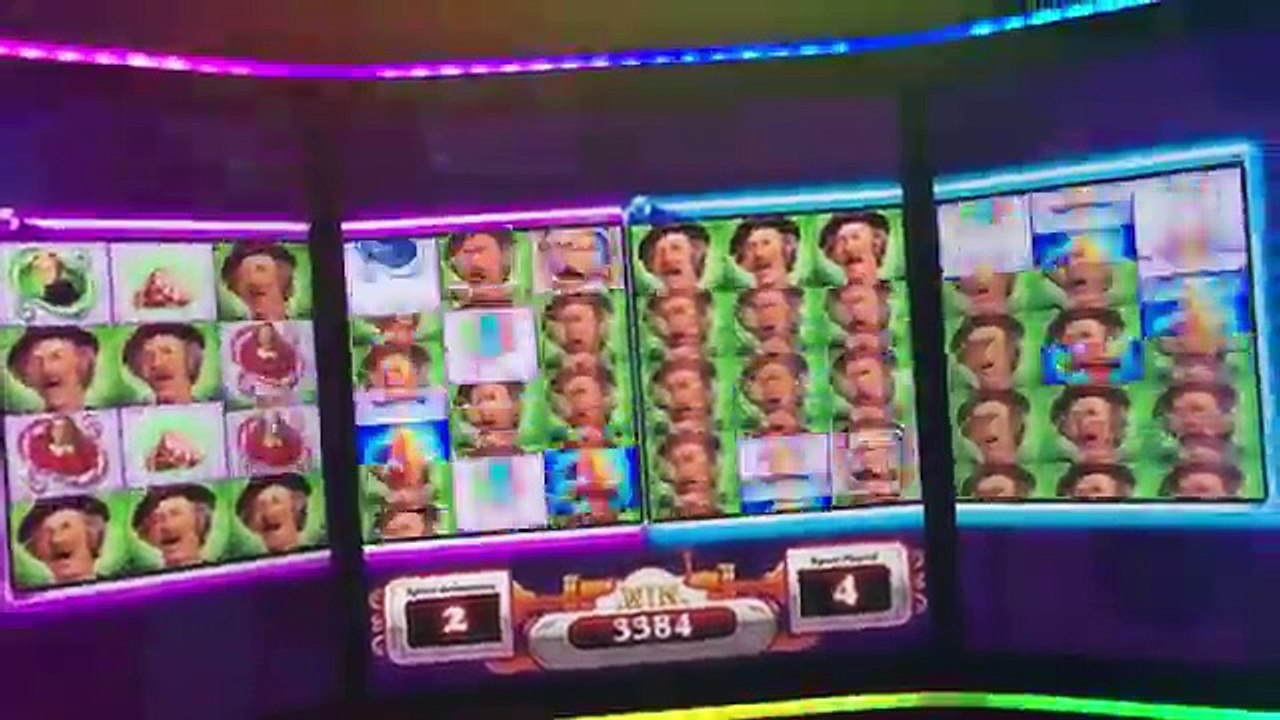 ★BIG WINS★ World of Wonka SLOT MACHINE BONUS feat. OOMPA LOOMPAS Wms Slots