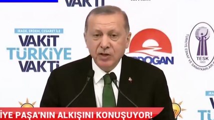 AKP Genel Başkanı Tayyip Erdoğan'ı alkışlayan general