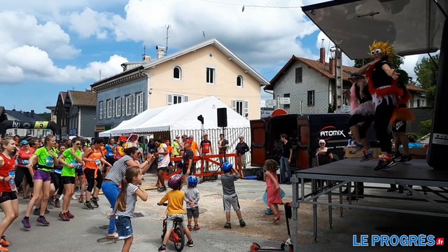 Les Rousses: départs en musique pour les 10 et 5 km de la Transjutrail