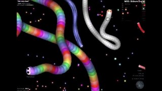 Slither.io #2 - More to see with zoom map!