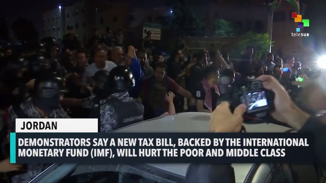 Jordan Tax Protests Continue