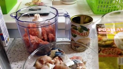 Ветчина из рыбы. Рыбный рулет в ветчиннице.