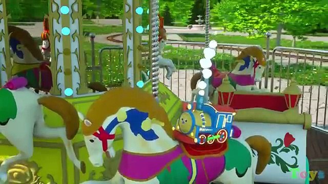 Мультфильмы про машинки и паровозики. Парк аттракционов. Трейлер.