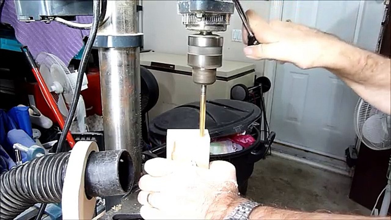 Making dowels with belt sander