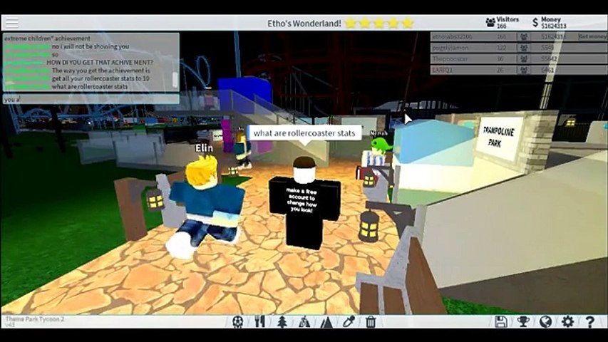 How To Get For The Extreme Children Achievement Theme Park Tycoon Roblox - 