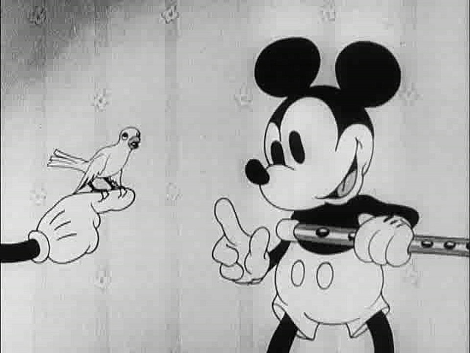 Mickey Mouse, Minnie Mouse, Pluto - The Wayward Canary  (1932)
