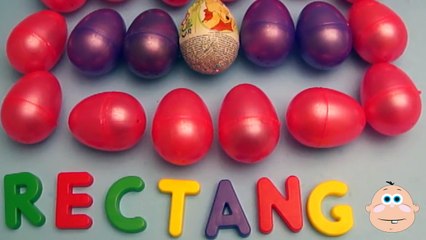 Video herunterladen: Learn Shapes and Counting with Surprise Eggs! Opening Eggs filled with Toys Candy and Fun! Part 3