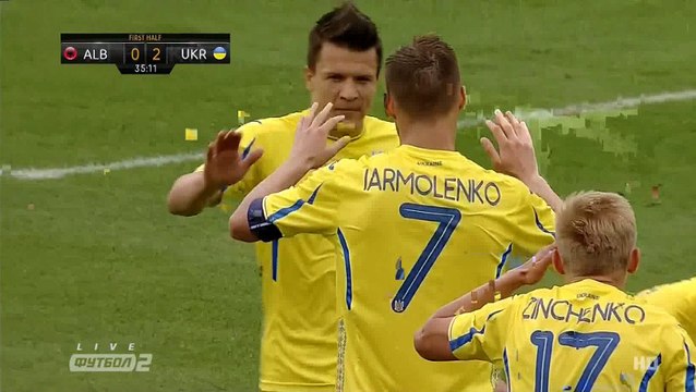 Andriy Yarmolenko Goal - Albania 0-2 Ukraine 03-06-2018