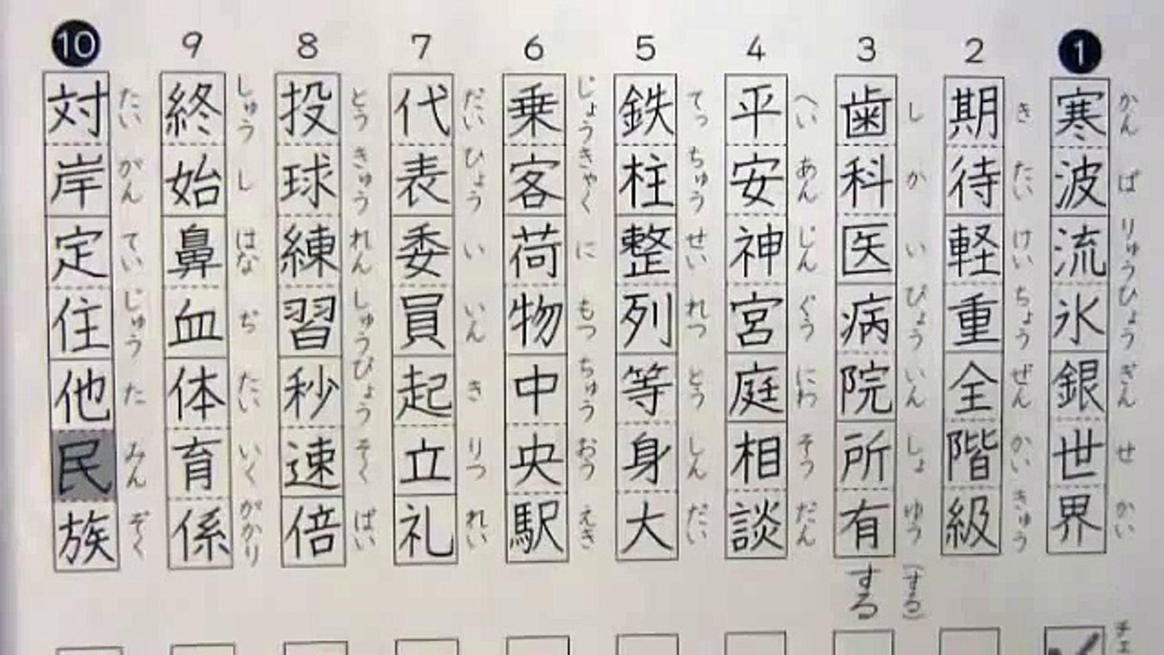 Vui học Kanji theo cách của trẻ em Nhật Bản #2