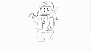 How to Draw Emmet from The Lego Movie