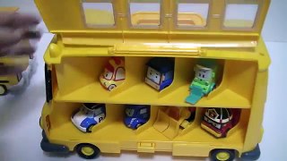 로보카폴리 스쿨버스 장난감 Robocar Poli Pororo Car Carrier Toys
