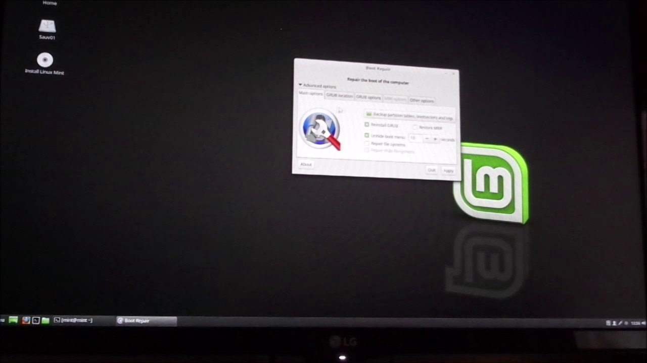 Restaurer MBR de Windows avec Boot Repair