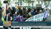 París: cientos se manifiestan contra políticas xenófobas del gobierno