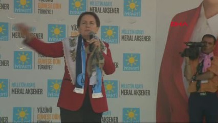 Kütahya-İyi Parti Cumhurbaşkanı Adayı Akşener Kütahya'da Konuştu -4