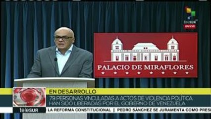 Venezuela:Rodríguez pide a opositores escuchar a víctimas de guarimbas