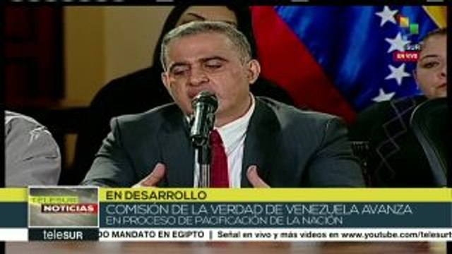 Tarek William Saab aboga por el diálogo por la paz de Venezuela