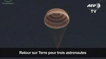 Trois astronautes de l'ISS reviennent sur Terre