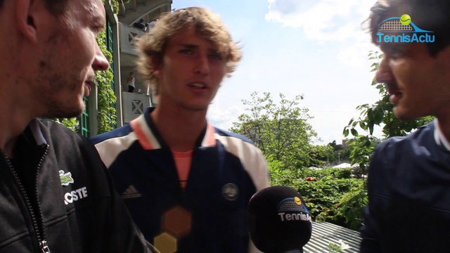 Roland-Garros 2018 - Quand Alexander Zverev se tape l'incruste avec Nicolas Mahut et Pierre-Hugues Herbert