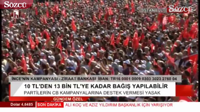 Muharrem İnce Zeytinburnu’nda konuştu