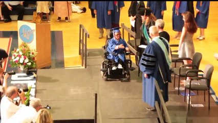 Student with Rare Genetic Disorder Walks at Pennsylvania High School Graduation