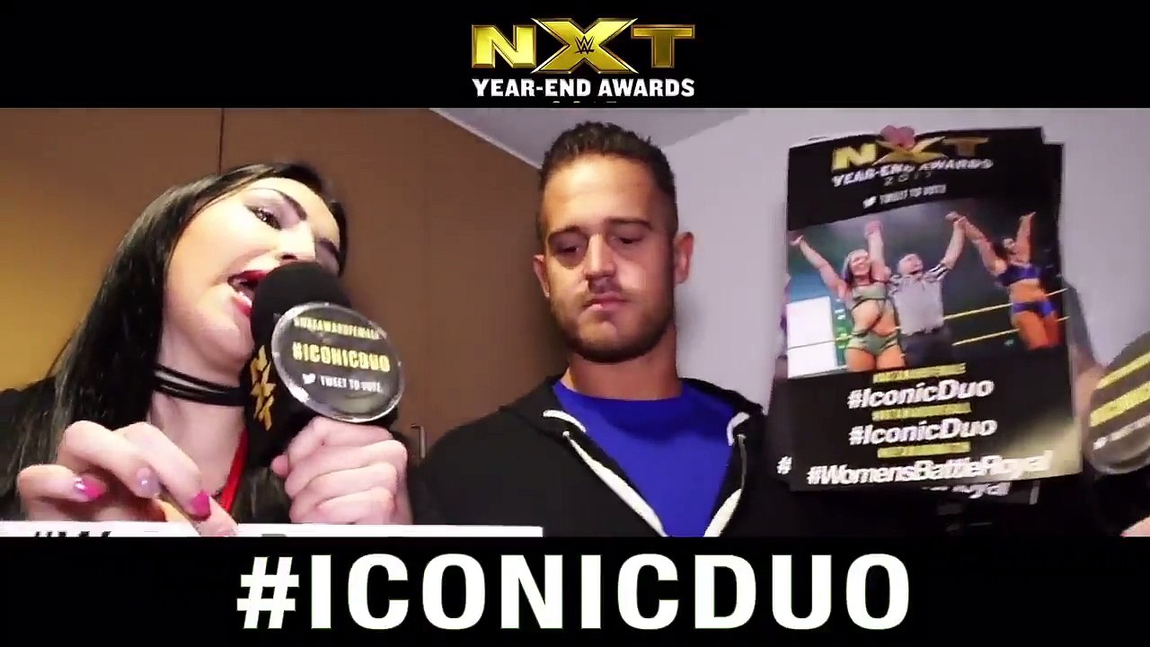The NXT Year End Awards campaign continues... Aussies supporting Aussies. Nick Miller getting in his vote for the Iconic Duo. What a good role model. Follow suit, all...