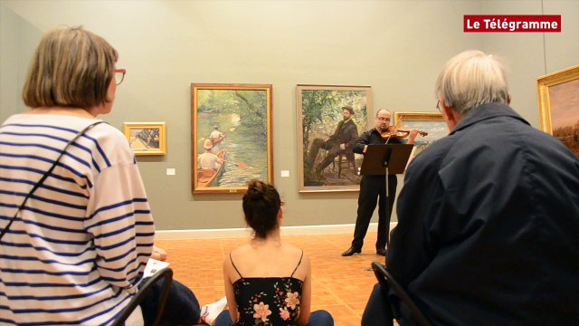 Rennes. Des musiciens de l'OSB jouent au musée des Beaux-arts