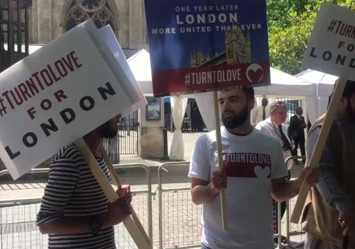 Muslims Gather to Condemn Islamic State on Anniversary of London Bridge Attack