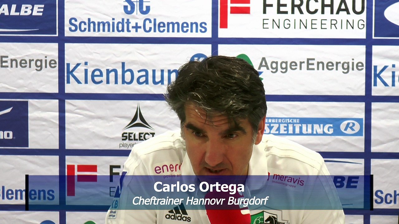 Die Pressekonferenz nach dem Spiel VFL Gummersbach - Hannover