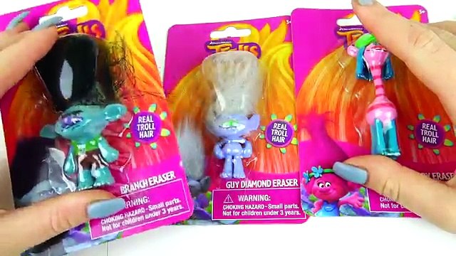 DreamWorks TROLLS Movie Journal Set and Accessories with POPPY, Branch, Guy Diamond
