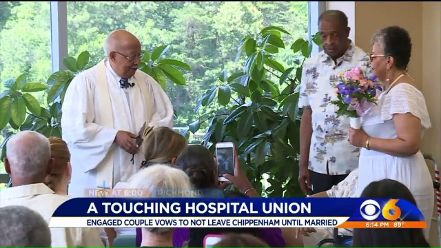 Couple Weds at Virginia Hospital as Man Recovers from Heart Surgery