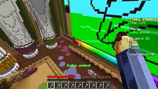 Pixel Painters with Chad & Cookie Swirl C - Hypixel Minigame