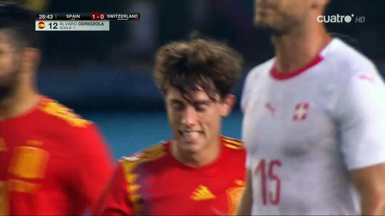 Alvaro Odriozola Goal - Spain 1-0 Switzerland 03-06-2018