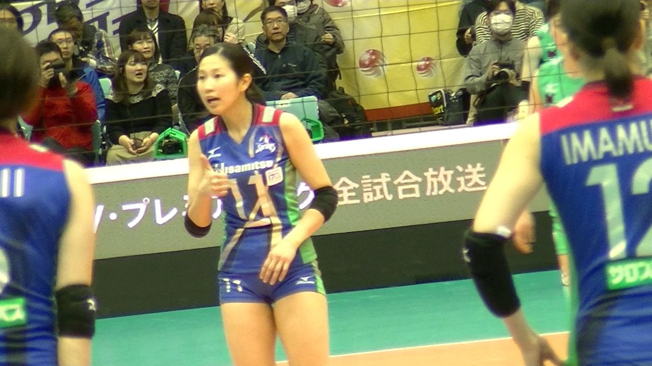 栄絵里香選手(Erika Sakae)久光製薬スプリングス【女子ﾊﾞﾚｰﾎﾞｰﾙVﾌﾟﾚﾐｱﾘｰｸﾞﾌｧｲﾅﾙﾗｳﾝﾄﾞ2017-2018】2018.2.24川崎市とどろきアリーナ